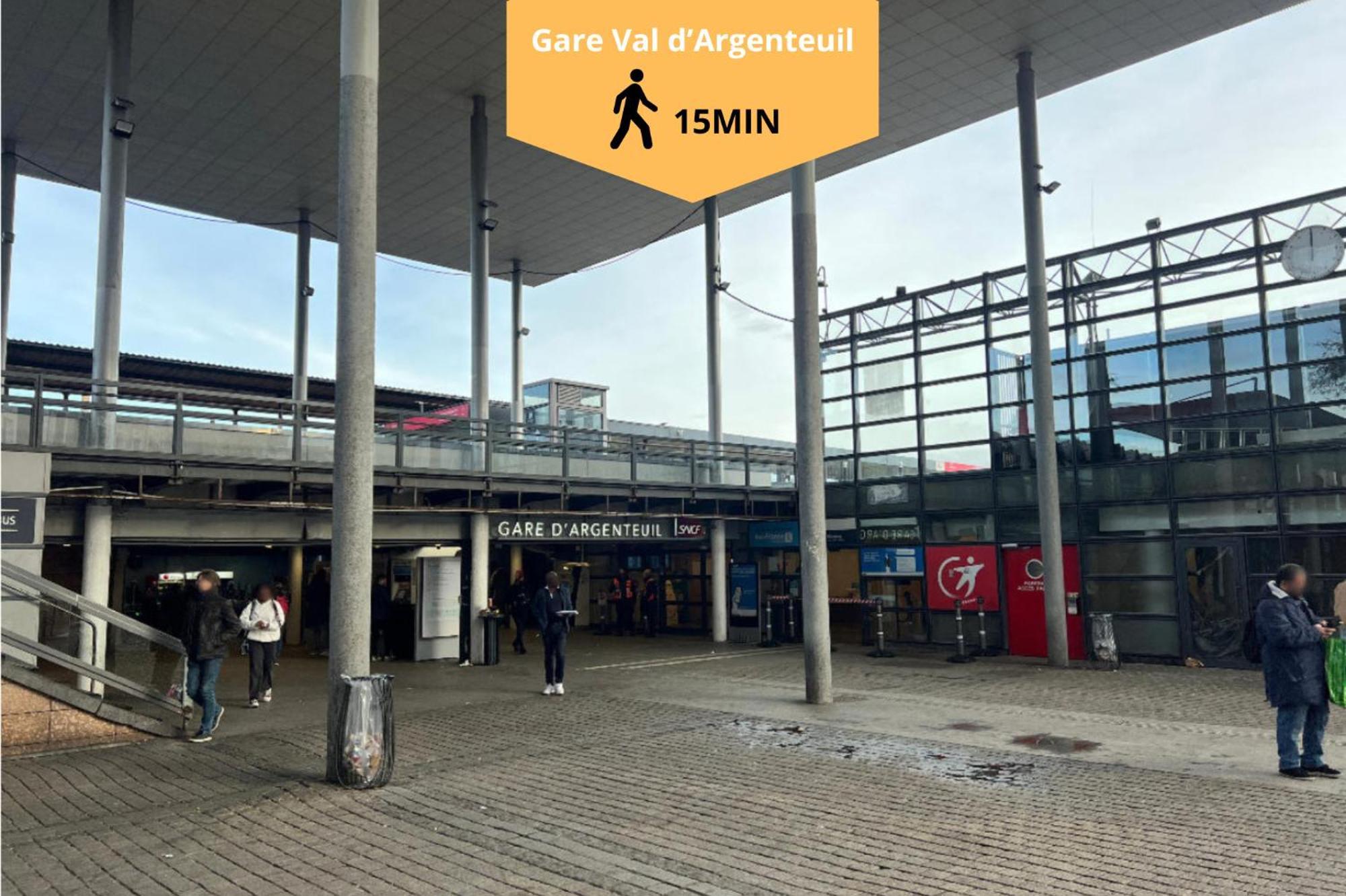 "Moonlight" Gare A 10Min De Paris, Wifi, Terrasse , Parking Apartment อาร์ฌ็องเตย ภายนอก รูปภาพ
